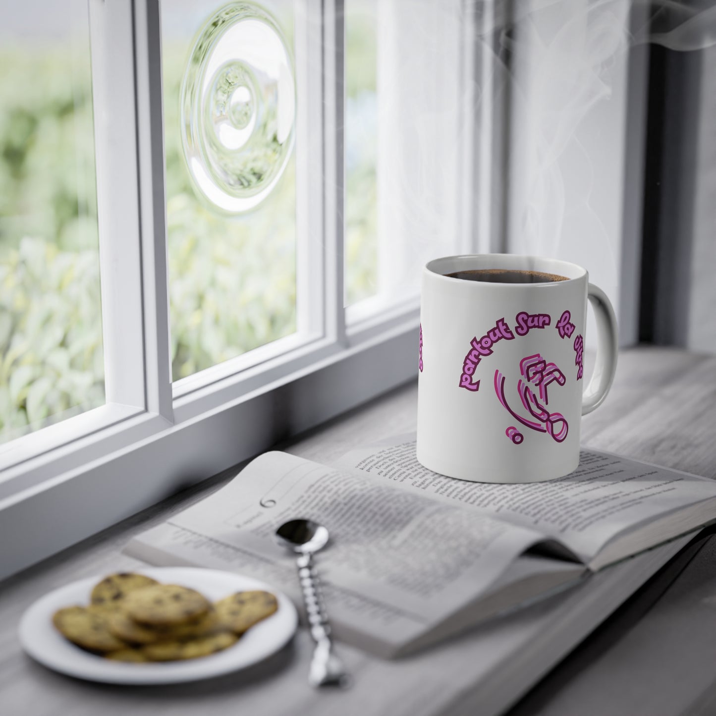 Partout sur la vitre - Mug