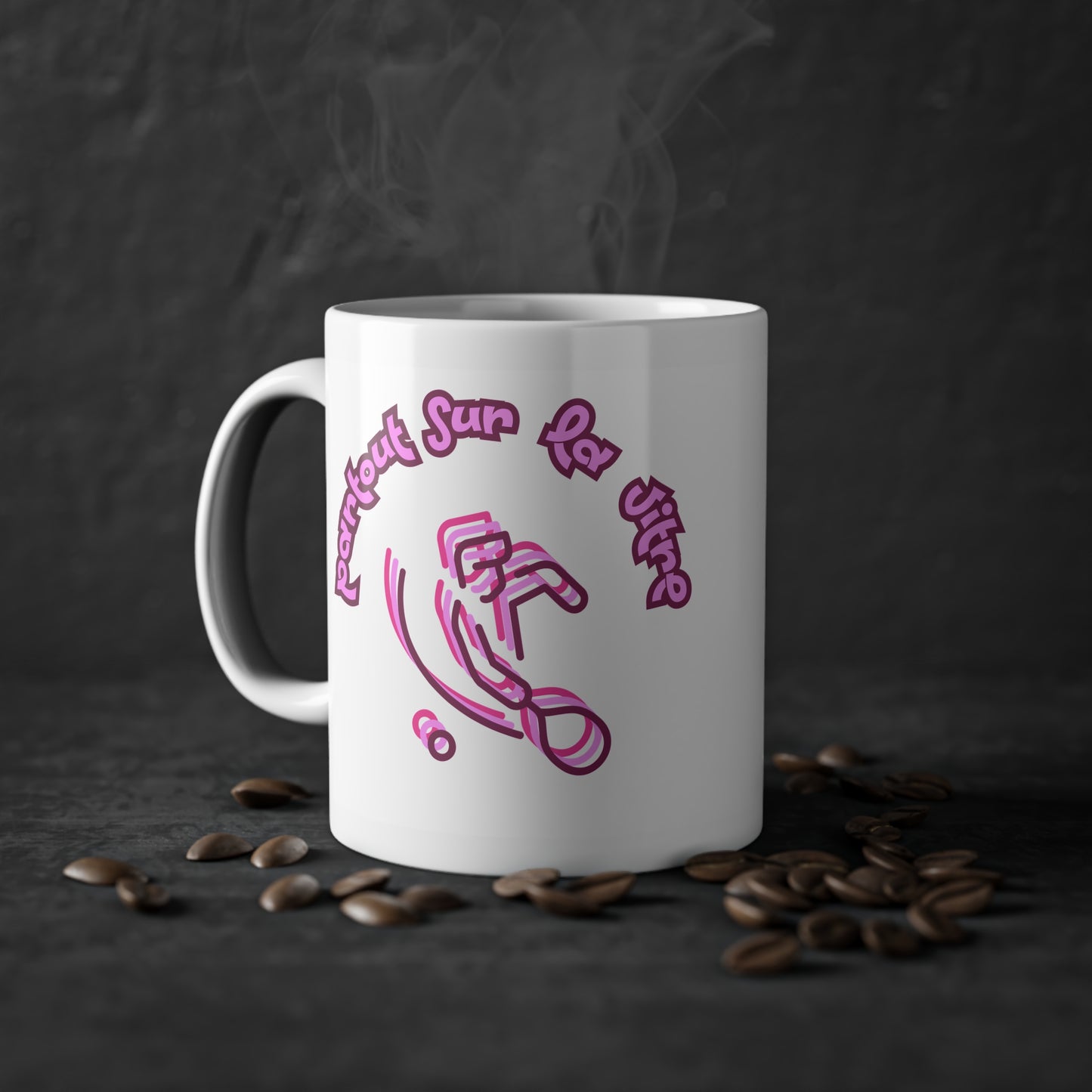 Partout sur la vitre - Mug